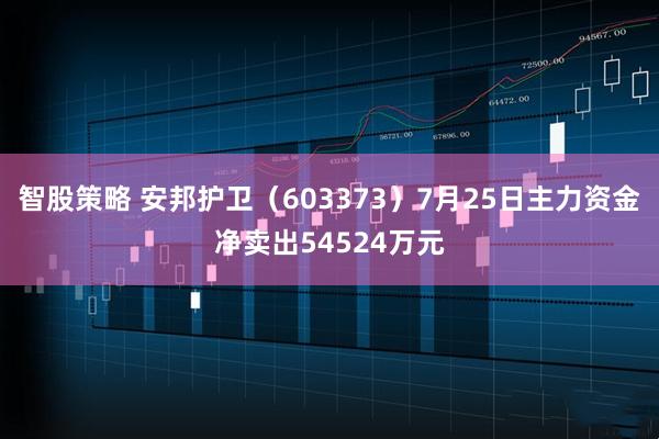 智股策略 安邦护卫（603373）7月25日主力资金净卖出54524万元